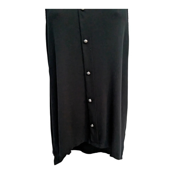 Lily Morgan Button Down  Tank Top Black S - Picture 4 of 8